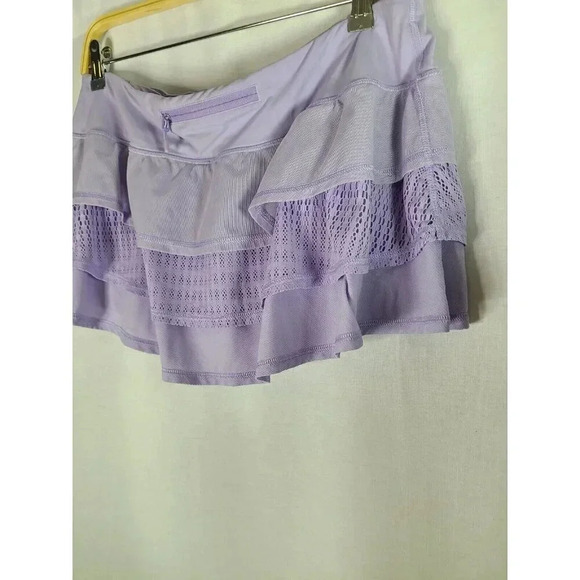 Lululemon Run- Nothing to Hide Mini Skirt-Lilac Size 10- RARE - Picture 7 of 8